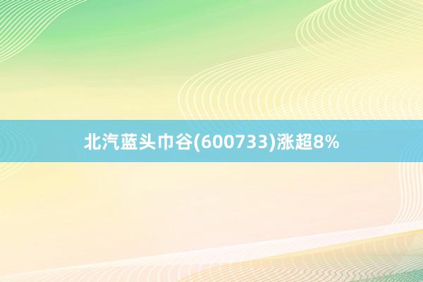 北汽蓝头巾谷(600733)涨超8%